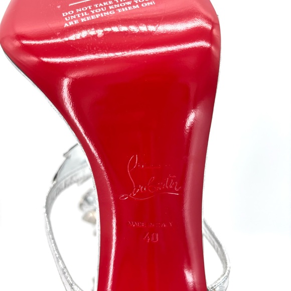 NEW Christian Louboutin x Marvel Sea Warrior 100 Gladiator Knee High Sandals 40 - Picture 9 of 9